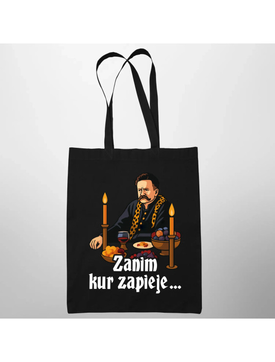 Zanim kur zapieje - torba z nadrukiem
