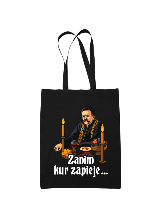Zanim kur zapieje - torba z nadrukiem