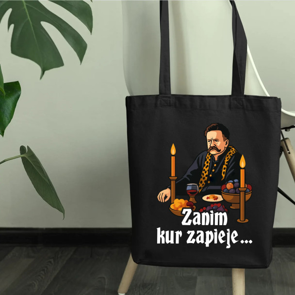 Zanim kur zapieje - torba z nadrukiem