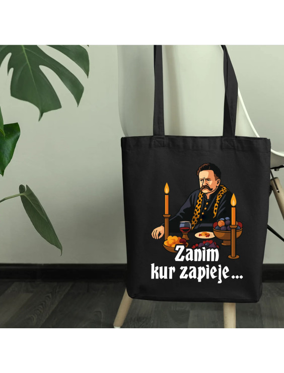Zanim kur zapieje - torba z nadrukiem