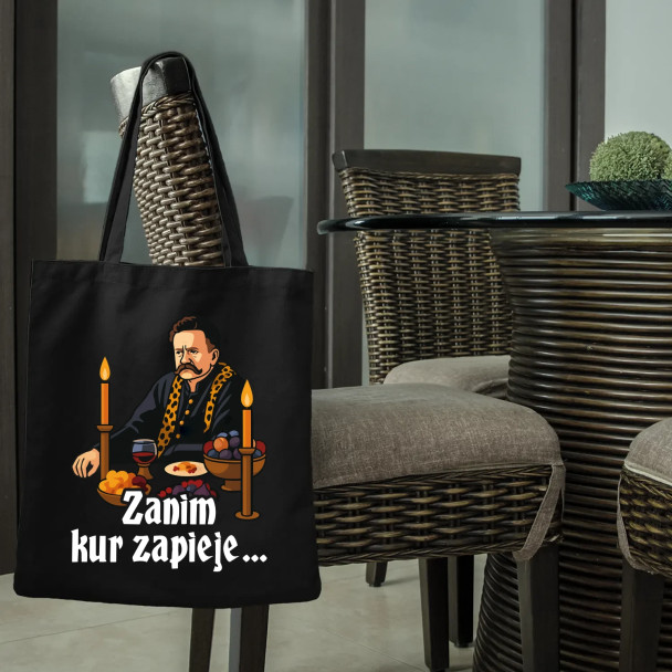 Zanim kur zapieje - torba z nadrukiem