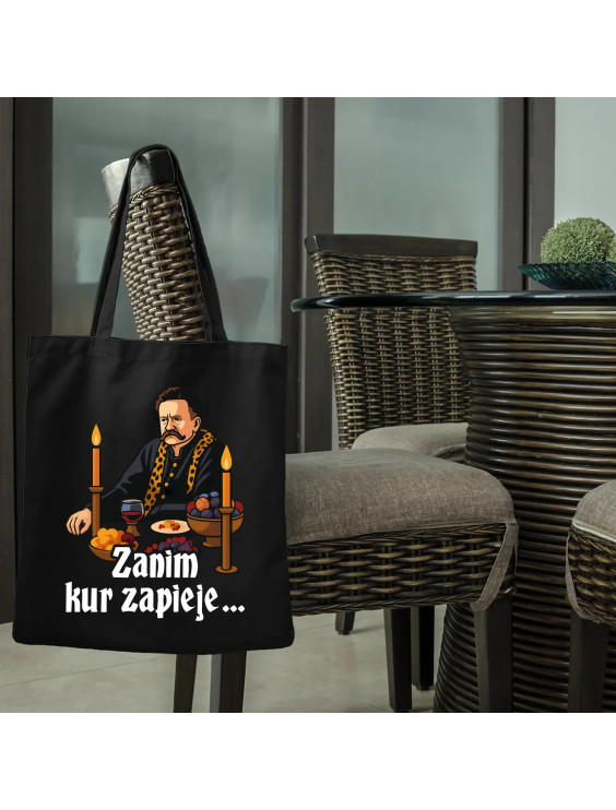 Zanim kur zapieje - torba z nadrukiem