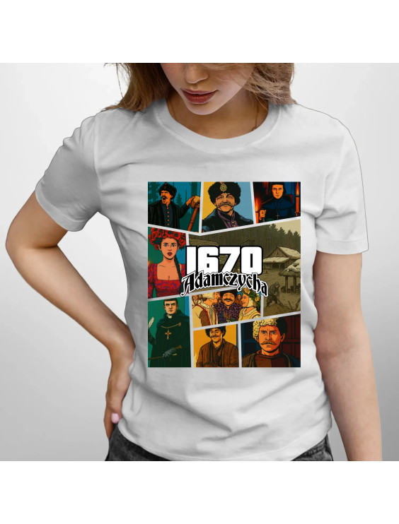 1670 Adamczycha - dla fanów serialu 1670 - damska koszulka z nadrukiem