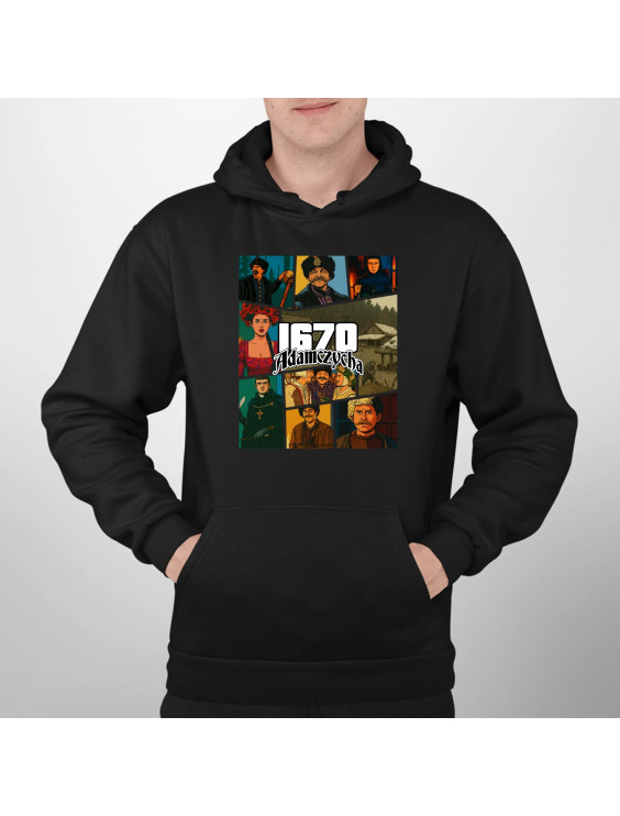 1670 Adamczycha - dla fanów serialu 1670 - męska bluza z nadrukiem